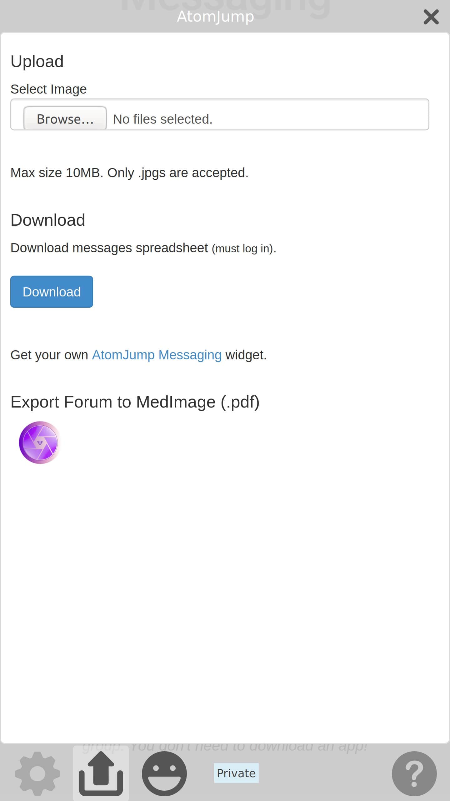Plugin – Live Wiki – AtomJump Messaging